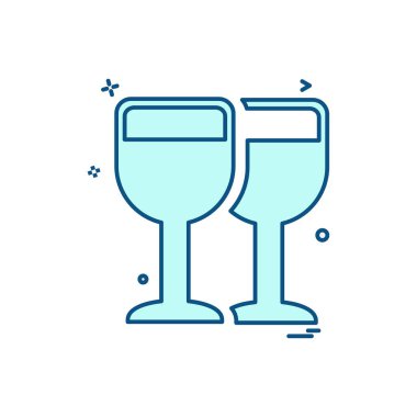 Mutfak simgesi tasarım vektörü 