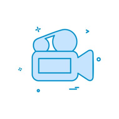 Medya simge vektör beyaz arka plan üzerinde