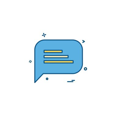 İletileri simge vektör beyaz arka plan üzerinde