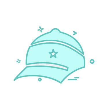 Kriket simge tasarlamak vektör 