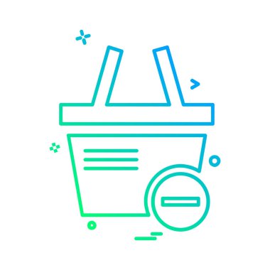 Alışveriş simge tasarlamak vektör 