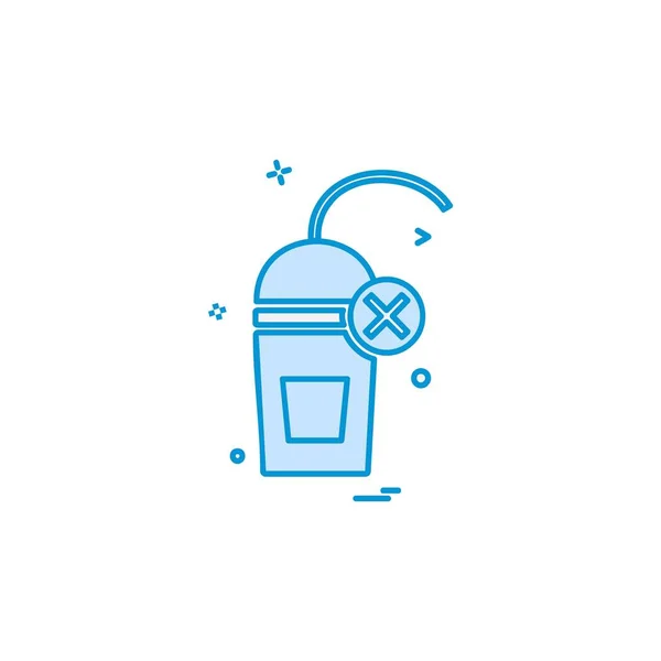 Drink Icon Design Bunte Vektorillustration — Stockvektor