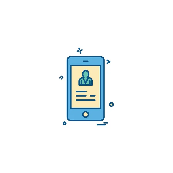 Smartphone Symbol Design Vektor Illustration — Stockvektor