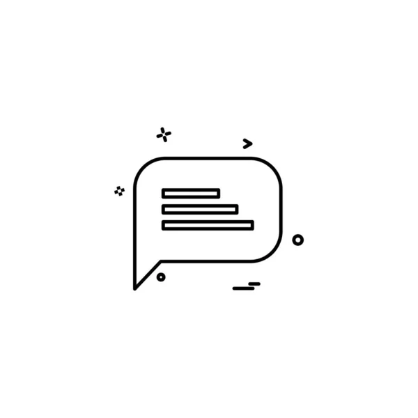 Message icon design vector illustration