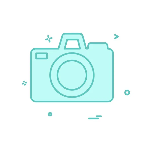 Camera Icon Design Vector — Stock Vector