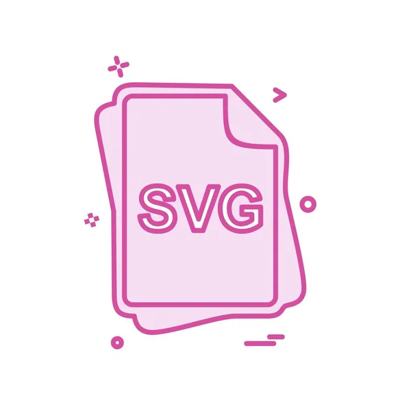 Svg 아이콘 디자인 — 스톡 벡터