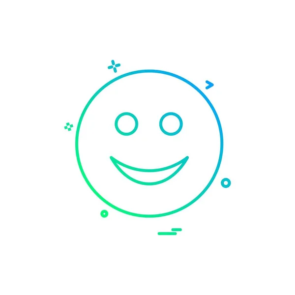 Дизайн Піктограм Emoji Барвисті Векторні Ілюстрації — стоковий вектор