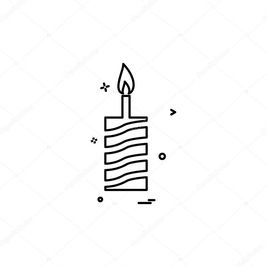 Birthday icon design vector 