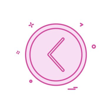 Simge tasarlamak vektör geri