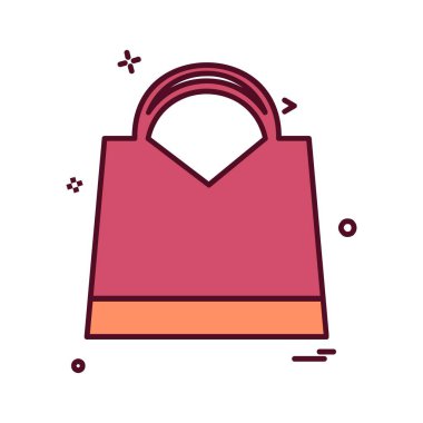 Alışveriş simge tasarlamak vektör 