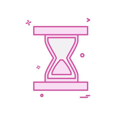 Simge tasarım vektörünü bekle