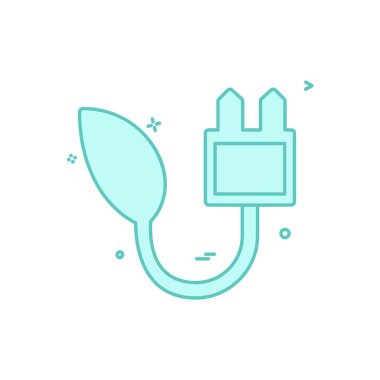 Ekoloji simgesi tasarım vektörü