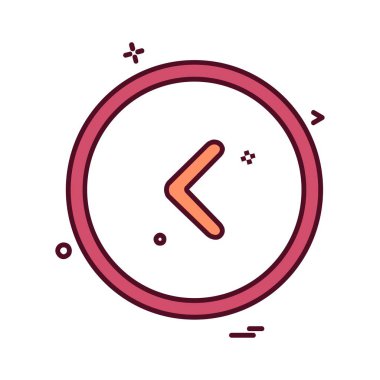 Ok simgesi tasarım vektörü