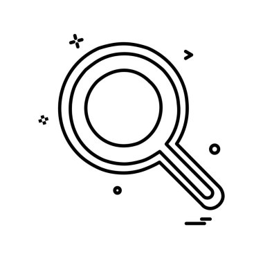 Arama simge tasarlamak vektör