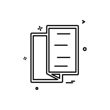 defter simge tasarlamak vektör