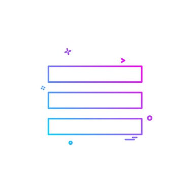 Menü simge tasarlamak vektör 