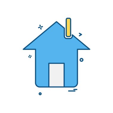 Emlak simge tasarlamak vektör