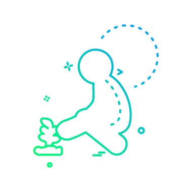 Simge tasarlamak vektör dikim