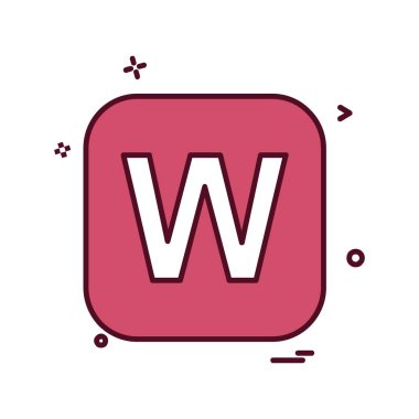 İngilizce alfabe simge tasarlamak vektör 