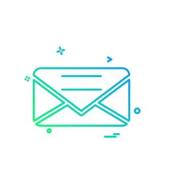 Sevgililer günü simgesi tasarım, renkli vektör çizim