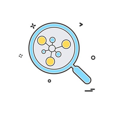 Arama simge tasarlamak vektör