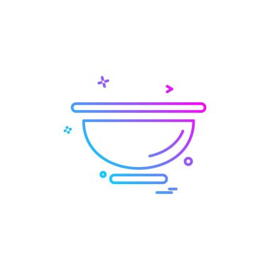 Gıda simgesi tasarım vektörü