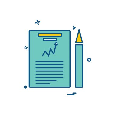 İş simgesi tasarım vektörü