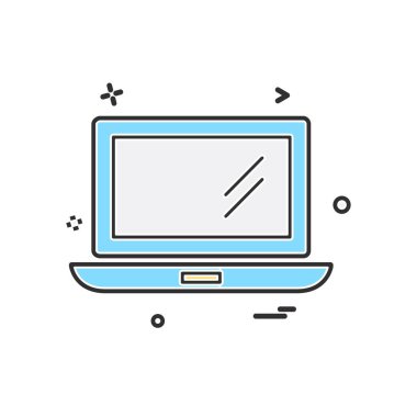 Bilgisayar simgesi tasarım vektörü