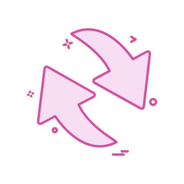 Ok simgesi tasarım vektörü