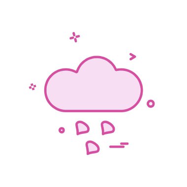 Sadece simge vektör üzerinde beyaz baclground hava