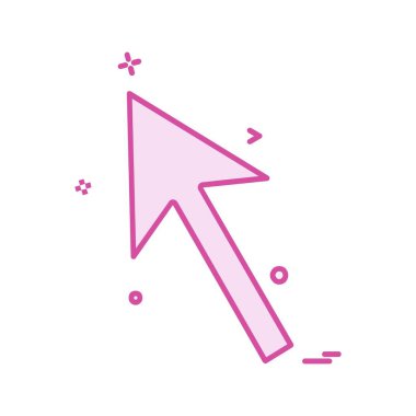 Yukarı ok simgesi tasarım vektörü