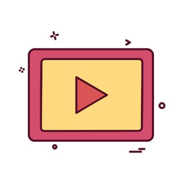 Simge tasarım vektörünü izle