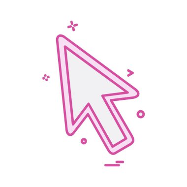 Ok simgesi tasarım vektörü