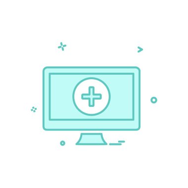 Bilgisayar simgesi tasarım vektörü