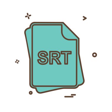 Dosya türü simge tasarlamak vektör