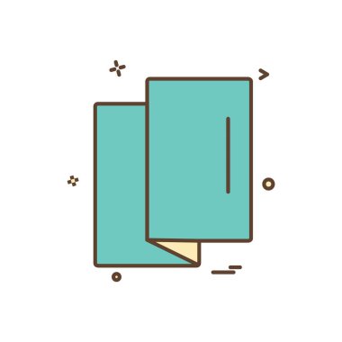 Harita simgesi tasarım vektörü