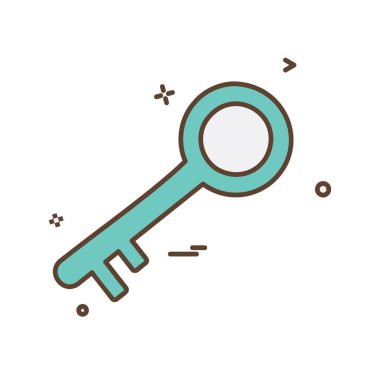 Simge tasarlamak vektör kilitli