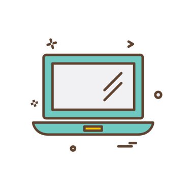 Bilgisayar simgesi tasarım vektörü