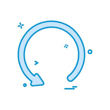 Ok simgesi tasarım vektörü