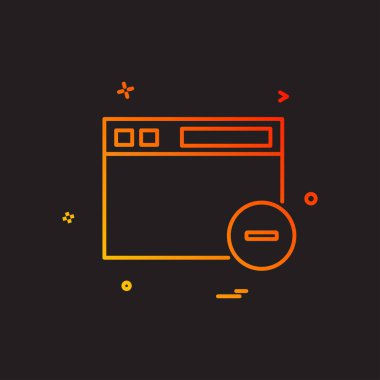 Web yerleşim simgesi tasarım vektörü