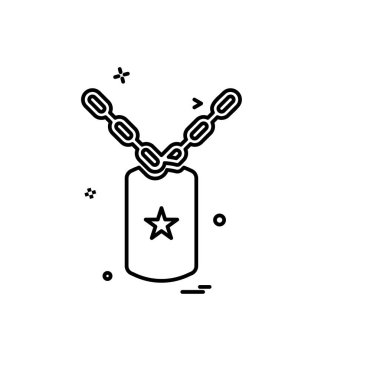 Ordu simge tasarlamak vektör