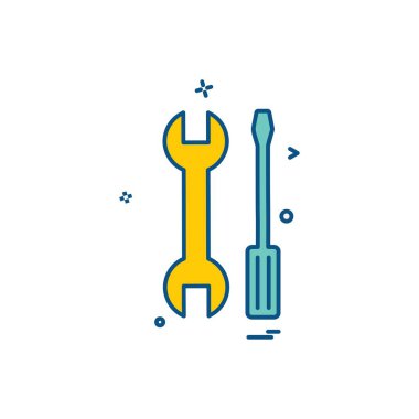 Araba atölyesi simge tasarım vektörü 