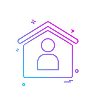 Emlak simge tasarlamak vektör