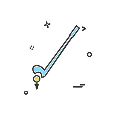 Golf simge tasarlamak vektör