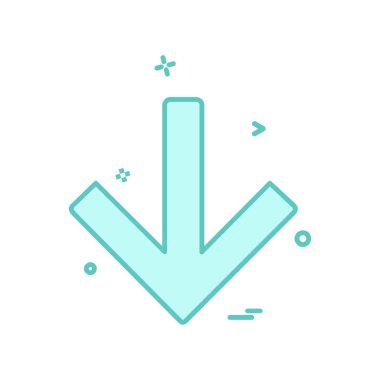 Ok simgesi tasarım vektörü