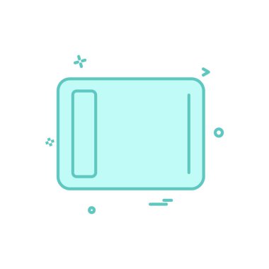 Batarya simgesi tasarım vektörü