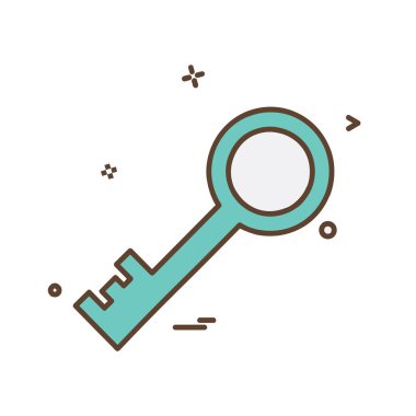 Anahtar simge tasarlamak vektör