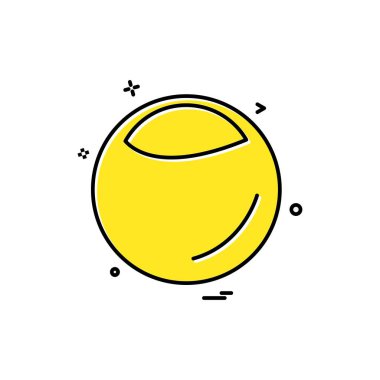 Meyve simgesi tasarım vektörü