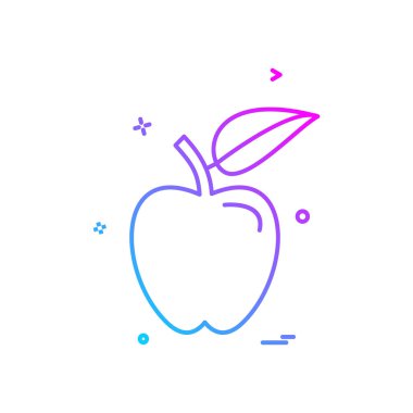 Apple simge tasarım vektörü