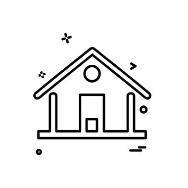 Ev simge tasarlamak vektör